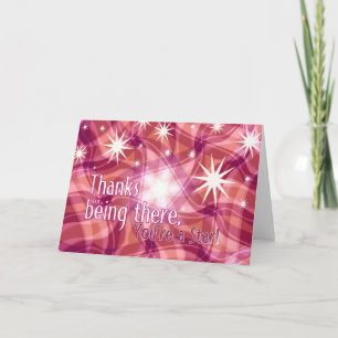 Bedankt Je bent een Star Appreciation Kaart