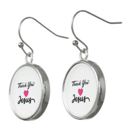 Bedankt Jezus | Modern Christelijk geloof Oorringen