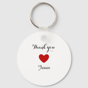 Bedankt Jezus   Modern Christelijk geloof Sleutelhanger