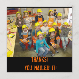 BEDANKT!  JIJ NAILDE HET! BEDANKKAART