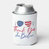 Bedankt Joe Biden Herdenkingsdemocraat Blikjeskoeler (Blikje Voorkant)
