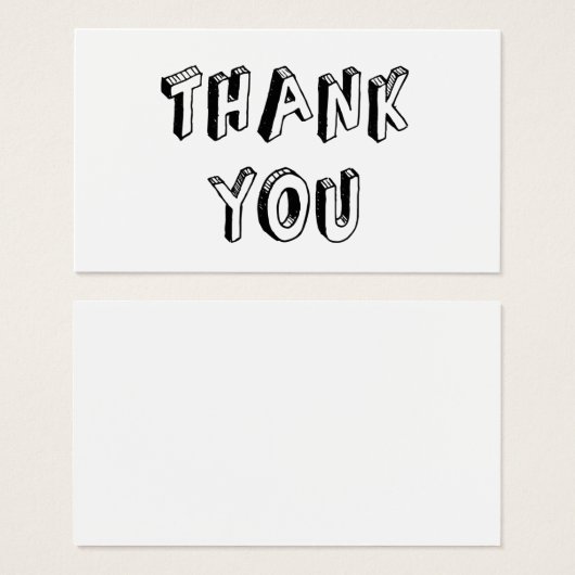  bedankt kaart (Voorkant /achterkant)