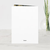 Bedankt kaart - Gevouwen (Achterkant)