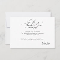 Bedankt kaart voor een Vrouw verpleegkundige