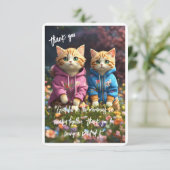 "Bedankt kaart voor het delen [experience] (Staand voorkant)