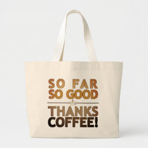Bedankt Koffie Grote Tote Bag