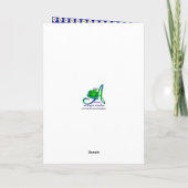 Bedankt Lerares Madeliefjes Kaart (Achterkant)