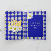 Bedankt Lerares Madeliefjes Kaart (Binnen)