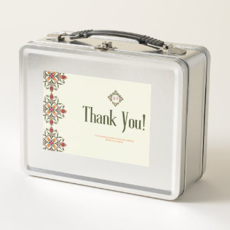 Bedankt Lunchbox Persoonlijk Favor Geschenk