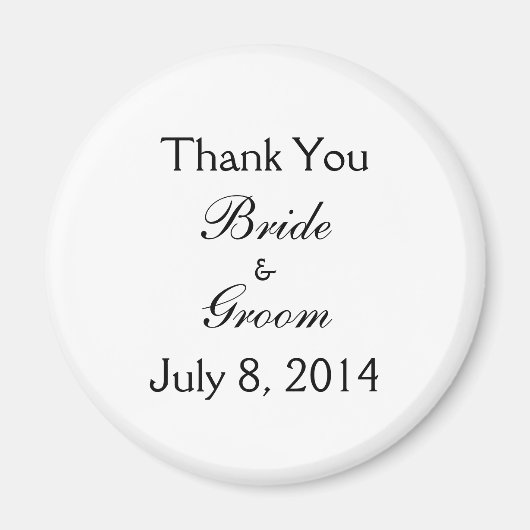 Bedankt Magneet (Voorkant)