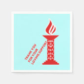 Bedankt, mam en pap, voor je steun servet (Voorkant)