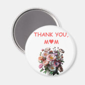 Bedankt mama Magnet Magneet (Voorkant / Achterkant)