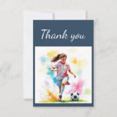 Bedankt Meisjes Voetbalspeler Coach, Game Sport (Voorkant)