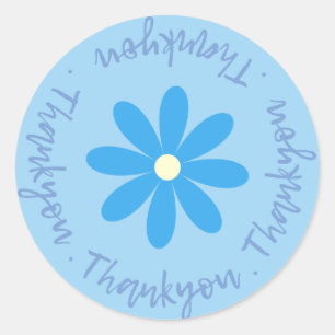 Bedankt met de ventilatorSticker Ronde Sticker