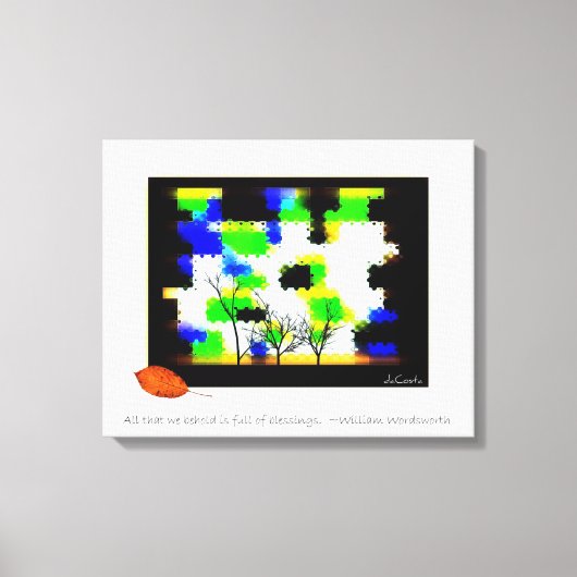 Bedankt najaar canvas afdruk (Voorkant)