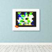 Bedankt najaar canvas afdruk (Insitu (Houten vloer))
