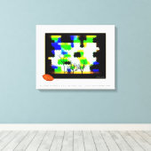 Bedankt najaar canvas afdruk (Insitu (Houten vloer))