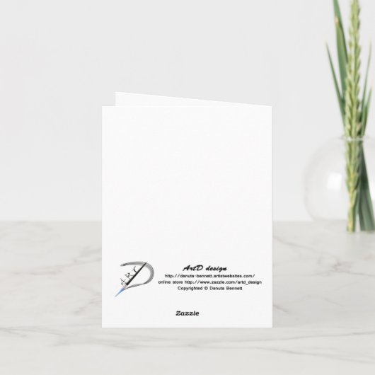 Bedankt notitie sjabloon (Achterkant)