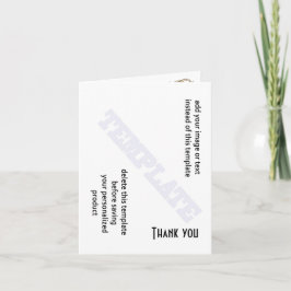 Bedankt notitie sjabloon