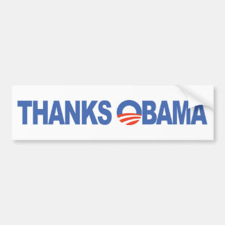 Bedankt Obama Bumpersticker