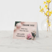 Bedankt om deel uit te maken van onze bruiloft dan kaart (Gele Bloem)