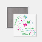 Bedankt om een vriend te zijn magneet (Voorkant / Achterkant)