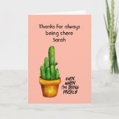 Bedankt om er altijd te zijn (Voorkant)