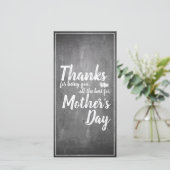 Bedankt om jou te zijn! Moederdag-alkbord (Staand voorkant)