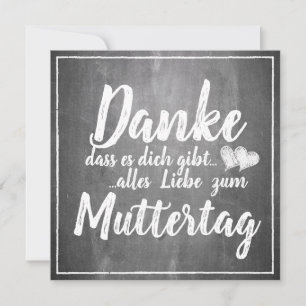 Bedankt om jou te zijn! Moederdag-alkbord