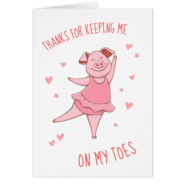 Bedankt om me op mijn tenen te houden (Voorkant)