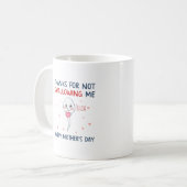 Bedankt om mij niet te slikken koffiemok (Voorkant links)
