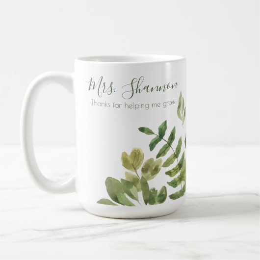 Bedankt om mij te helpen Mok te kweken (Links)