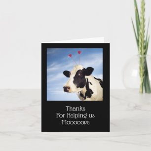 Bedankt om ons te helpen verplaatsen kaart