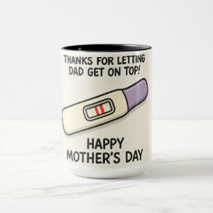 Bedankt om papa op de top te laten komen mok
