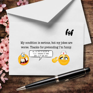 Bedankt om te lachen om mijn vreselijke grappen