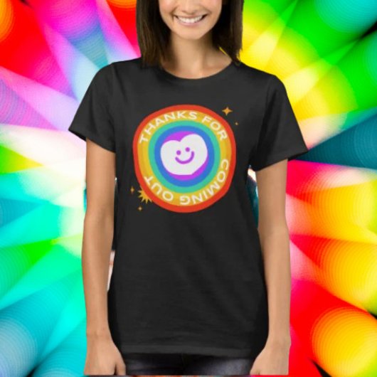 Bedankt om uit te komen t-shirt