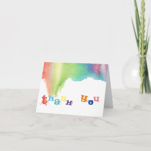 Bedankt Paint Splatter (Voorkant)