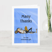 Bedankt PensioenGift Rip VanWinkle personalize T (Voorkant)