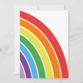 Bedankt Persoonlijke Regenboog Kinderfeestje (Achterkant)