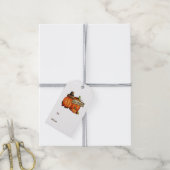 Bedankt pompoen geven cadeaulabel (Met Touw)