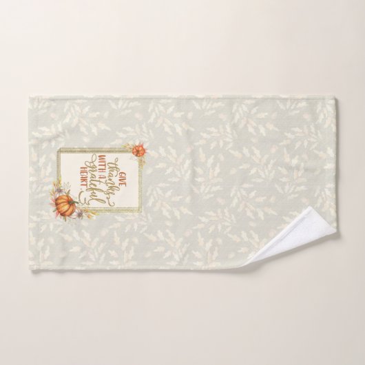 Bedankt pompoen Lijst geven Bad Handdoek (Handdoek)