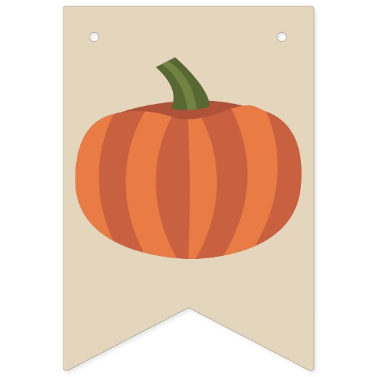 Bedankt pompoen Thanksgiving geven Vlaggetjes (Eerste vlag)