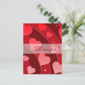 Bedankt Post Kaarten Rainbow of Hearts (Staand voorkant)