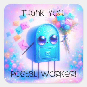 Bedankt Postbode Stickers