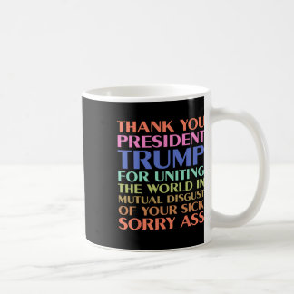 Bedankt President Trump voor het verenigen van de  Koffiemok