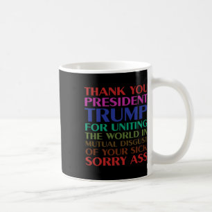 Bedankt President Trump voor het verenigen van de Koffiemok