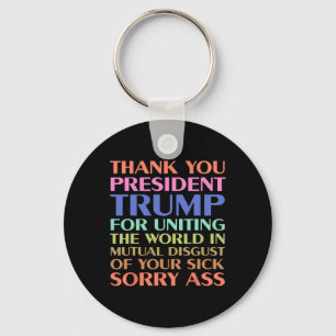 Bedankt President Trump voor het verenigen van de  Sleutelhanger