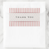 Bedankt Rechthoekige Sticker (Tas)