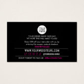 Bedankt! Relaxed Moderne Invoeging van de Korting Visitekaartje (Achterkant)