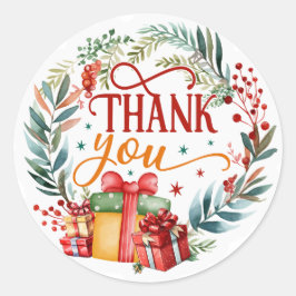 Bedankt Ronde Sticker